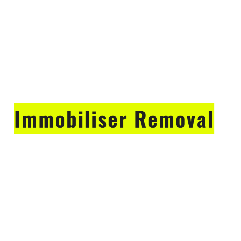 Immobiliser Removal