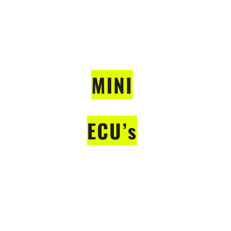 Mini ECU's