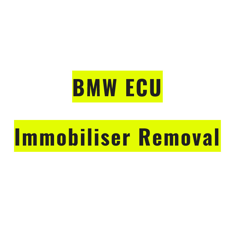 BMW ECU EWS \ Immobiliser Removal Service