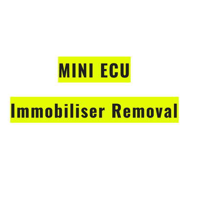 Mini - EMS2000 or MS5150 - ECU EWS \ Immobiliser Removal Service